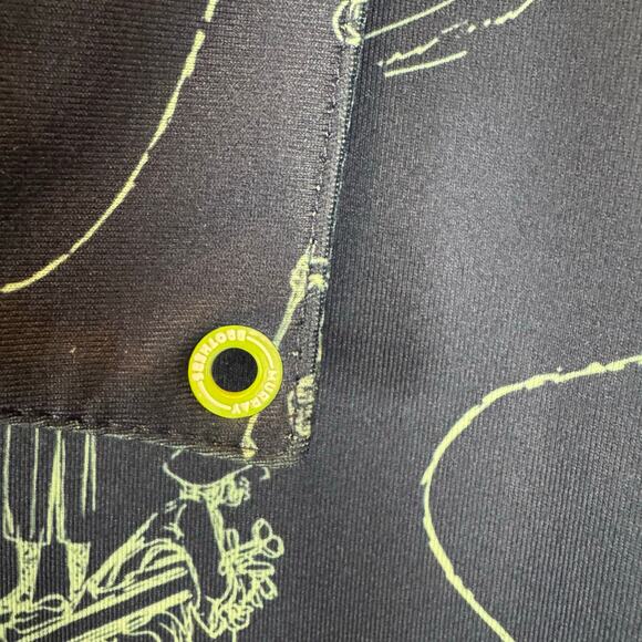 William Murray Men’s M Golf Polo Shirt Blue Golf Tree Print Stretch Performance - Picture 7 of 12